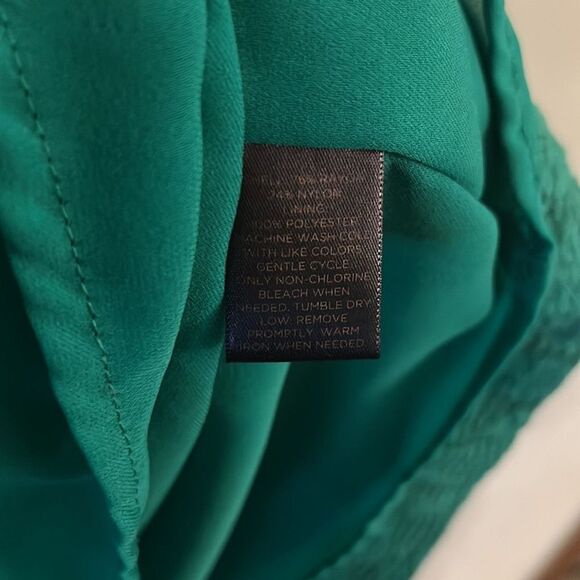 Duro Olowu Green Lined Dress Sz 6 - Picture 11 of 13